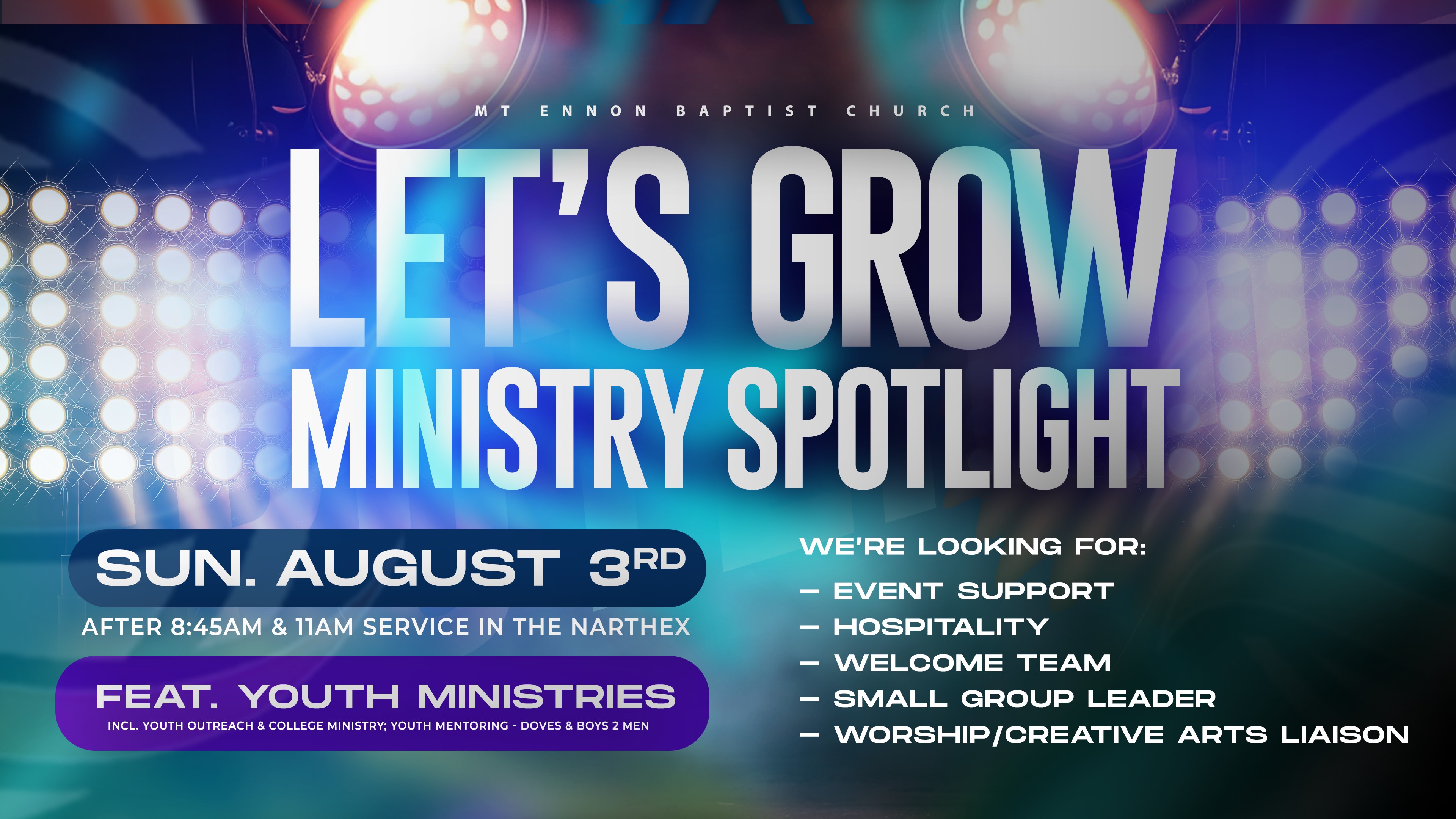 Youth Department Spotlight